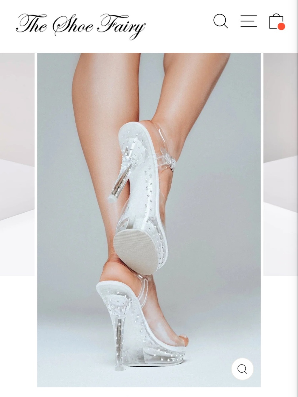 The Shoe Fairy Radiant Olympian Crystal Heels